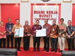 Pemkab Lamsel Tandatangani Nota Kerjasama Dengan BPJS Ketenagakerjaan Cabang Lamsel