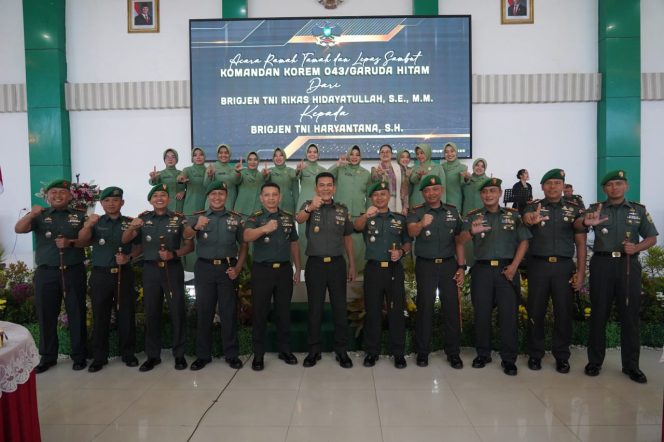 
 Serah Terima Jabatan dan Pelepasan Brigjen TNI Rikas Hidayatullah