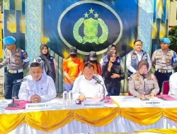 Dirreskrimsus Polda Lampung Tangkap Dua Pelaku Promosi Judi Online.