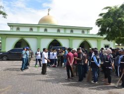 Lanal Lampung kolaborasi dengan Forum Komunikasi Umat Beragama Kecamatan Panjang Gelar Baksos