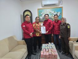 Kejari Bandarlampung Kembali Setor kan Uang sebanyak Rp.1.762.766.000 Sebagai UP Terkait Korupsi Jalan Ir ,Sutami