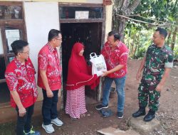 Kodim 0410/KBL Bagi bagi Baksos kepada masarakat dalam Rangka Meyambut  Hari juang  TNI -AD tahun 2025