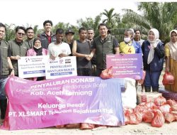 PFI Medan – FJPI Berkolaborasi Bersama XLSMART Salurkan Bantuan ke Aceh Tamiang