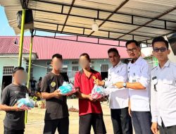 Penuhi Hak Dasar Warga Binaan, Lapas Muara Tebo Bagikan Perlengkapan Mandi