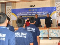 Lapas Muara Tebo Resmi Tutup Program Rehabilitasi Sosial Warga Binaan Tahun 2025