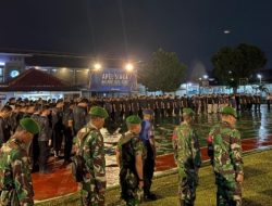 Jelang Nataru 2025-2026, Pemasyarakatan Lampung Apel Siaga Gabungan di Lapas Narkotika Bandar Lampung