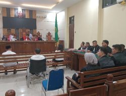 Mantan Kepala BPN  Lukman Cs Kompak Eksepsi