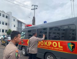 Kapolresta Bandar Lampung Lepas Keberangkatan Jenazah Bripda Wayan Untuk Dimakamkan