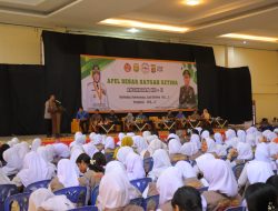 Ribuan Pelajar SMP Kota Bandar Lampung Ikuti Apel Besar Satgas Retina Angkatan Ke II