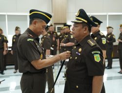 Kajati Lampung Lantik  Aspidsus ,Asintel dan Kajari Pringsewu Yang Baru