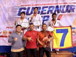 Prajurit Yonif 7 Marinir Banggakan Satuan Raih Juara Dalam Kejuaraan Karate Gubernur Cup