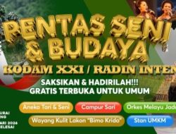 Kodam XXI/Radin Inten Gelar Pentas Seni Budaya Peduli Bencana Sumatra