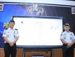 Perkuat Integritas 2026, Kalapas Muara Tebo Ikuti Penandatanganan Perjanjian Kinerja di Kanwil Ditjenpas Jambi