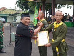 Korem 043/Gatam Gembleng 120 Prajurit Melalui Ujian Kenaikan Tingkat Pencak Silat Militer