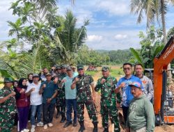 Danrem 043/Gatam Tinjau Rencana Pembangunan Jembatan Gantung di Pekon Jogjakarta Kabupaten Pringsewu