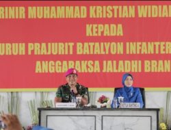 Komandan Batalyon Infanteri 7 Marinir Berikan Entry Briefing Kepada Seluruh Prajurit Yonif 7 Mar