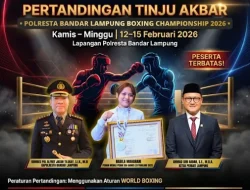 Polresta Bandar Lampung dan Perbati Lampung Gelar Kejuaraan Tinju Championship 2026, Ajang Bergengsi bagi Petinju Muda