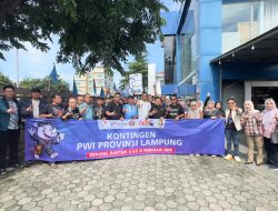 Sekdaprov Marindo Kurniawan Lepas Kontingen PWI Lampung Hadiri HPN 2026 di Banten