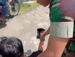 Reaksi Cepat  Dua Prajurit Yonif TP 848/ SPC Gagal kan Aksi Penjambretan