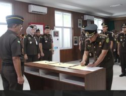 Merriyon Hariputra SH .MH Resmi Jabat Kasi Datun  Kejari Bandarlampung.