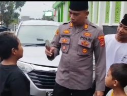 Tegas Jaga Kamtibmas, Patroli Subuh Polsek Tanjung Karang Barat Temukan Anak Telantar yang Ingin Sekolah