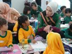Bunda PAUD Lampung Ajak Anak Berani Berkarya Lewat Gebyar Mewarnai