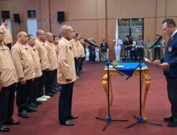 Taufik Lantik Personalia Pengurus KONI Lampura