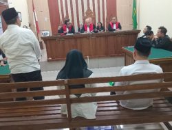 TIGA terdakwa  Korupsi Pengadaan Alat Scan RSU  Way Mangunang  Tanggamus di Hukum Ringan