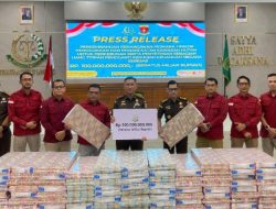 Kejati LampungTerima Titipan Rp100  miliar Terkait Dugaan Korupsi Penggunaan dan Pemanfaatan Kawasan Hutan
