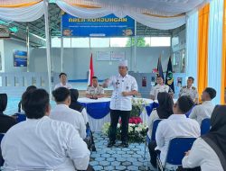 PLH KAKANWIL DITJEN PEMASYARAKATAN LAMPUNG KUNJUNGI RUTAN MENGGALA, TINJAU BANGUNAN LAMA UNTUK SARANA ASIMILASI EDUKASI DAN BERI PENGUATAN PEGAWAI