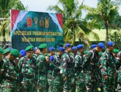 KODAM XXI/RADIN INTEN GELAR APEL SIAGA I ANTISIPASI PERKEMBANGAN SITUASI KONFLIK TIMUR TENGAH