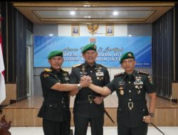Pimpinan Korem 043/Gatam Di Ganti, Tongkat Komando Diserahterimakan