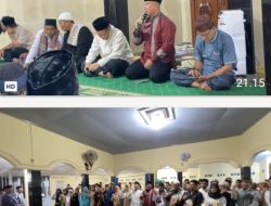 Bupati Tulang Bawang Bersama Jajaran Laksanakan Sholat Isya dan Tarawih Serta Beri Bantuan Kepada Pegawai dan WBP di Rutan Menggala