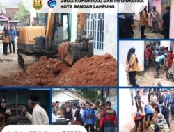 Wali Kota Bandar Lampung  Meninjau Lokasi Terdampak Banjir Di wilayah Campang Raya, Kecamatan Sukabumi