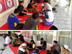 Tutup Puasa Terakhir dengan Syahdu, Warga Binaan Lembaga Pemasyarakatan Kelas I Bandar Lampung Berlatih Marawis Bersama Syubbanul Musthofa