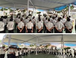 Apresiasi Kinerja Layanan Lebaran, Kepala Lembaga Pemasyarakatan Kelas I Bandar Lampung Pimpin Apel Perdana dan Halalbihalal Bersama Seluruh Jajaran