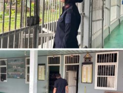 Perkuat Keamanan Pasca Lebaran, Kepala Lembaga Pemasyarakatan Kelas I Bandar Lampung dan Tim Satopspatnal Lakukan Deteksi Dini di Blok Hunian