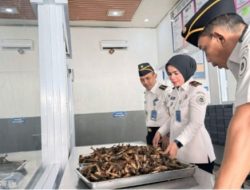 Jamin Higienitas dan Mutu Makanan, Kepala Lembaga Pemasyarakatan Kelas I Bandar Lampung Inspeksi Langsung Dapur Sehat Pasca Apel Pagi