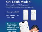 Ajak Umat Muslim Tunaikan Zakat, Lazismu Hadirkan Fitur Pembayaran ZIS di Aplikasi MASA