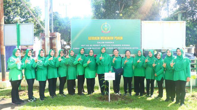 
 Gerakan Menanam Pohon di Pos Ramil Kecamatan Kemiling