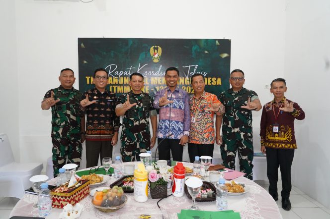 
 Danrem 043/Gatam Ikuti Rakornis TMMD – 128 TA. 2026 Bersama Waaster Kasad