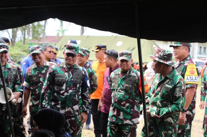 
 Kasdam XXI/Radin Inten Hadiri Latihan Kesiapsiagaan Operasional Penanggulangan Bencana Gempa Megathrust Kogabwilhan I Tahun 2026