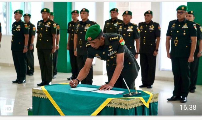 
 Pangdam XXI/Radin Inten Pimpin Tradisi dan Sertijab Pejabat Kodam