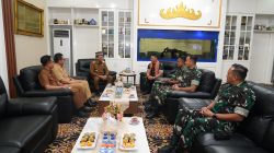 Pererat Sinergitas, Danrem 043/Gatam Silaturahmi ke Kantor Walikota Metro