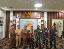 Pererat Sinergitas, Danrem 043/Gatam Silaturahmi ke Kantor Walikota Metro