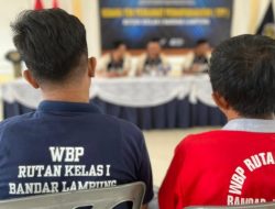 Sembilan Warga Binaan Rutan Kelas I Bandar Lampung Resmi Ditunjuk sebagai Tamping Baru melalui Sidang TPP