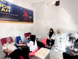 RUTAN MENGGALA GANDENG PMI TULANG BAWANG GELAR DONOR DARAH DALAM RANGKAIAN HARI BAKTI PEMASYARAKATAN KE-62