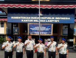 Rutan Kelas 1 Bandarlampung Laksanakan Gelar Pengukuhan Satops Patnal.