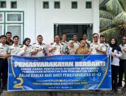 Semarak Hari Bakti Pemasyarakatan ke-62, Lapas Muara Tebo Gelar Donor Darah dan Pemeriksaan Kesehatan Gratis