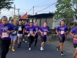 Kapolda Lampung Pimpin Ratusan Personel dan Bhayangkari Polda Lampung  Ikuti Kemala Run 2026